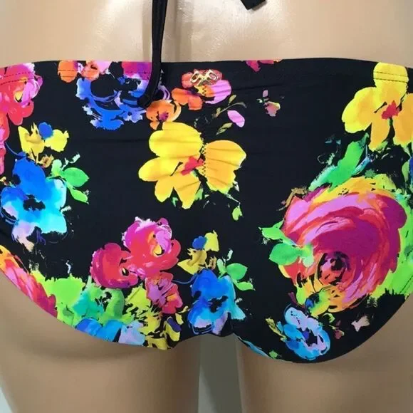 PILYQ tasseled embroidered bikini set. D-cup/M-bottom. NWT